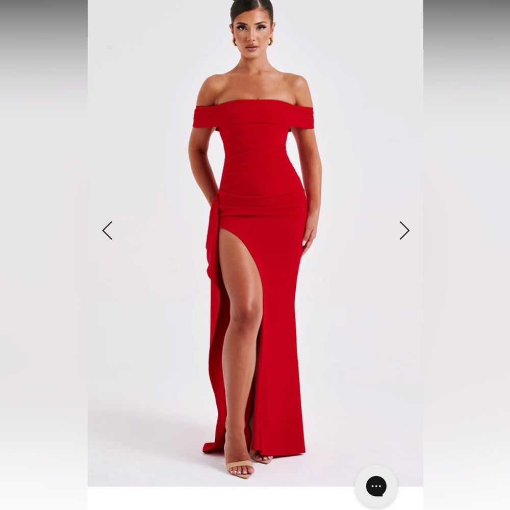 Joyce Maxi Dress - L - Red